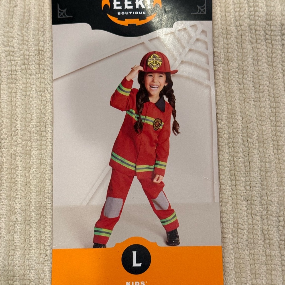 Target Kids Red and Green Firefighter Costume